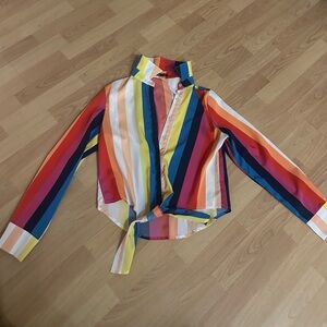SHEIN Multicolor Striped Men's Shirt
